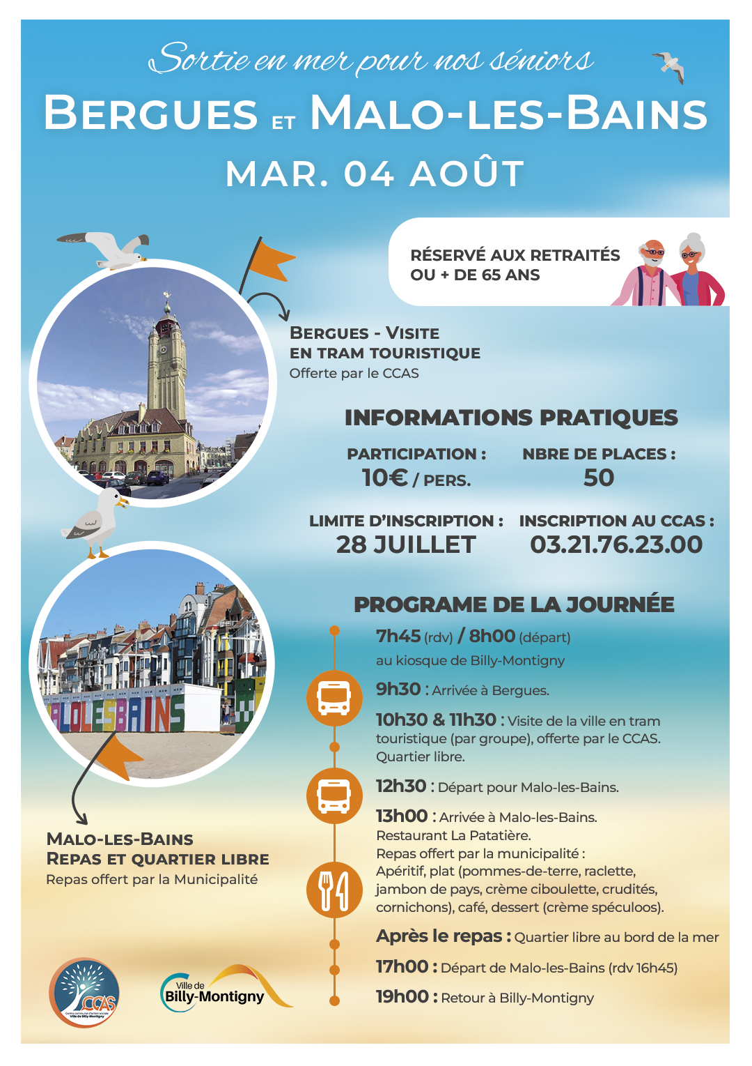 Sortie Bergues / Malo-les-Bains Séniors