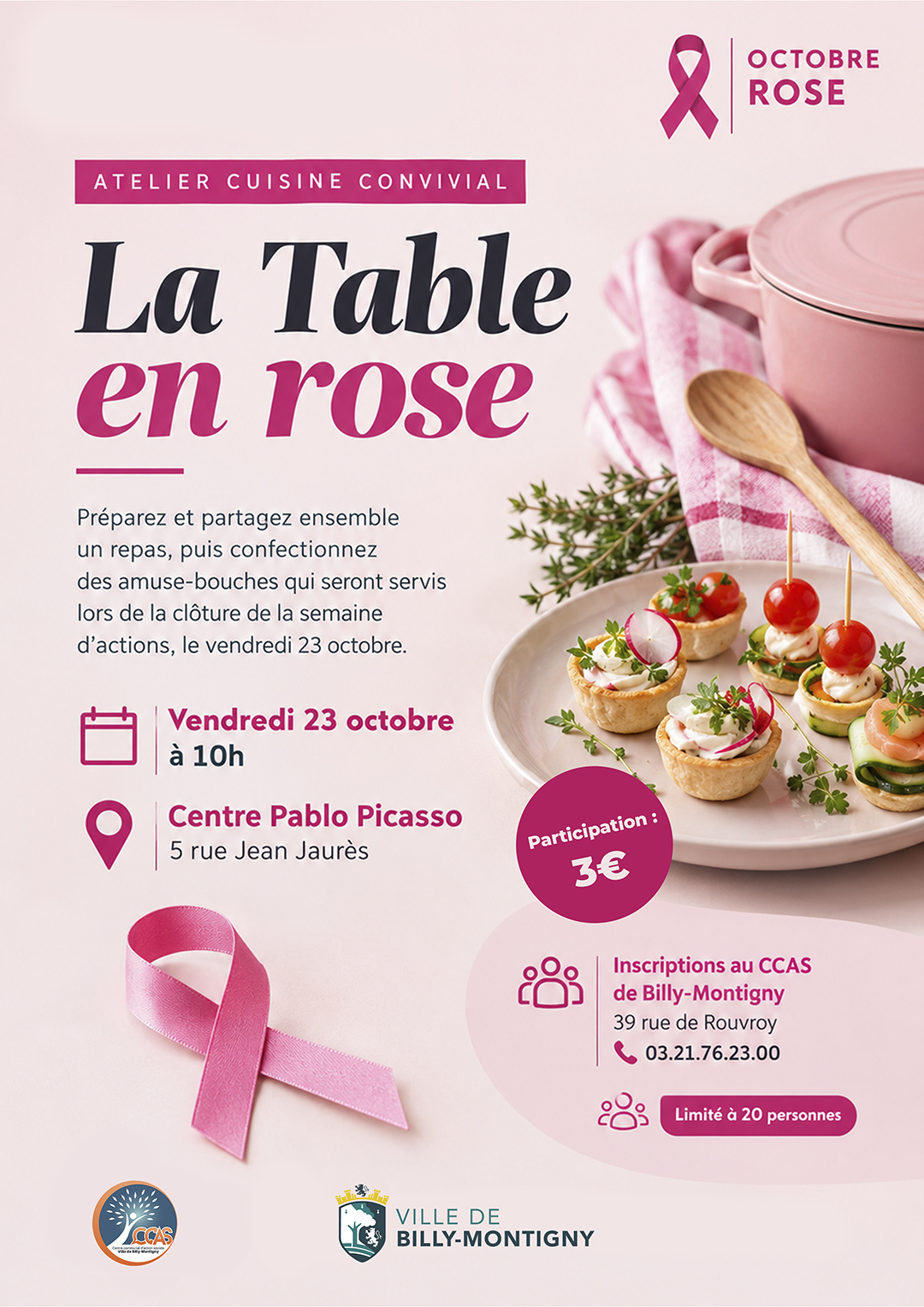 Octobre Rose : La Table en Rose